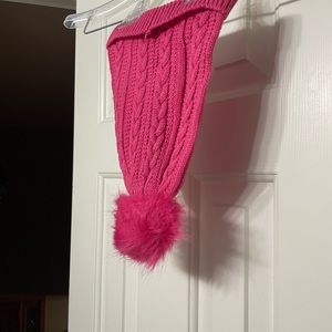 Brand new knitted women’s hat in pink color